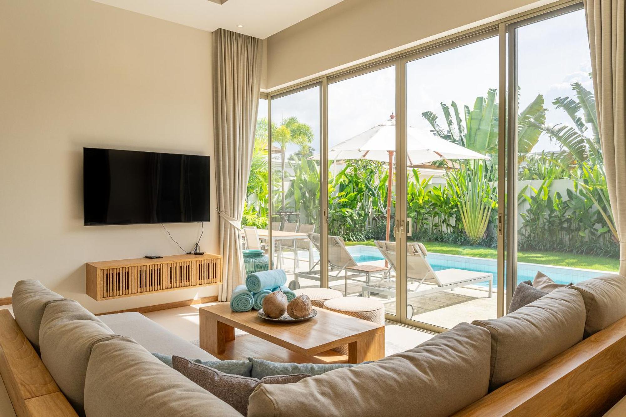 Trichada Breeze 3Br Stylish Villa, 15 Min To Layan Beach Landkreis Landkreis Thalang Exterior foto