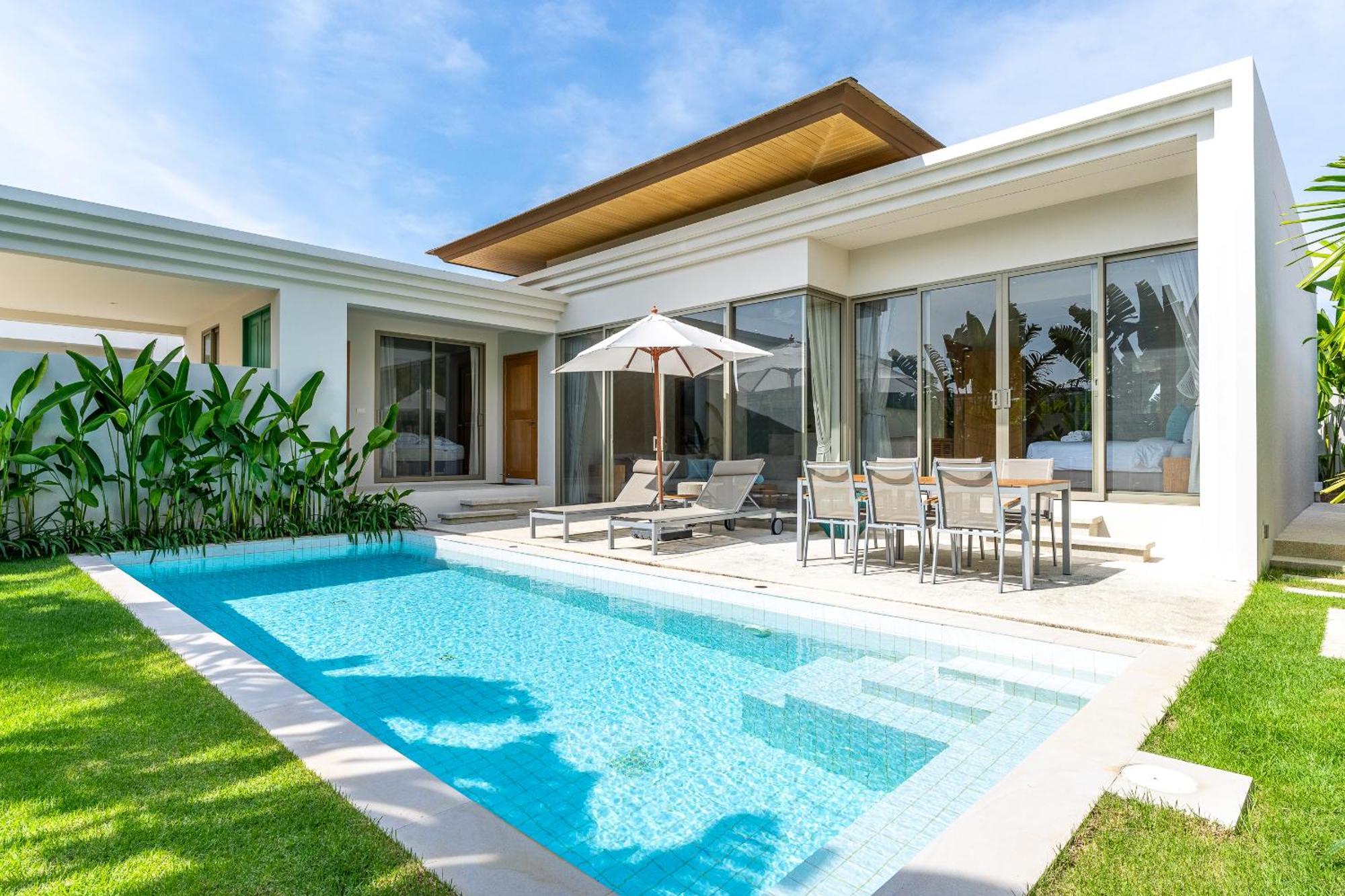 Trichada Breeze 3Br Stylish Villa, 15 Min To Layan Beach Landkreis Landkreis Thalang Exterior foto